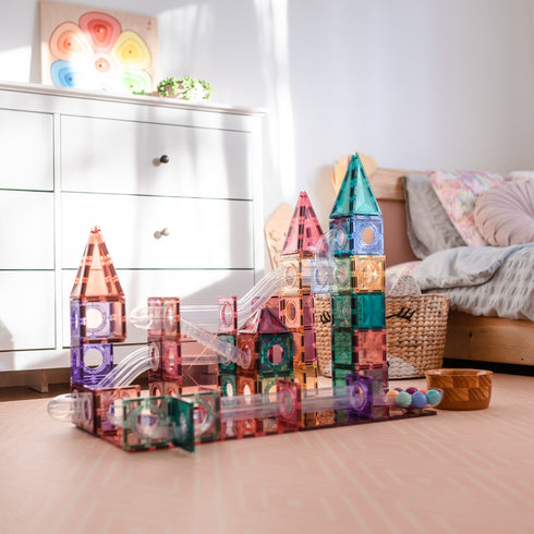 CONNETIX - 106 Piece Pastel Ball Run Pack
